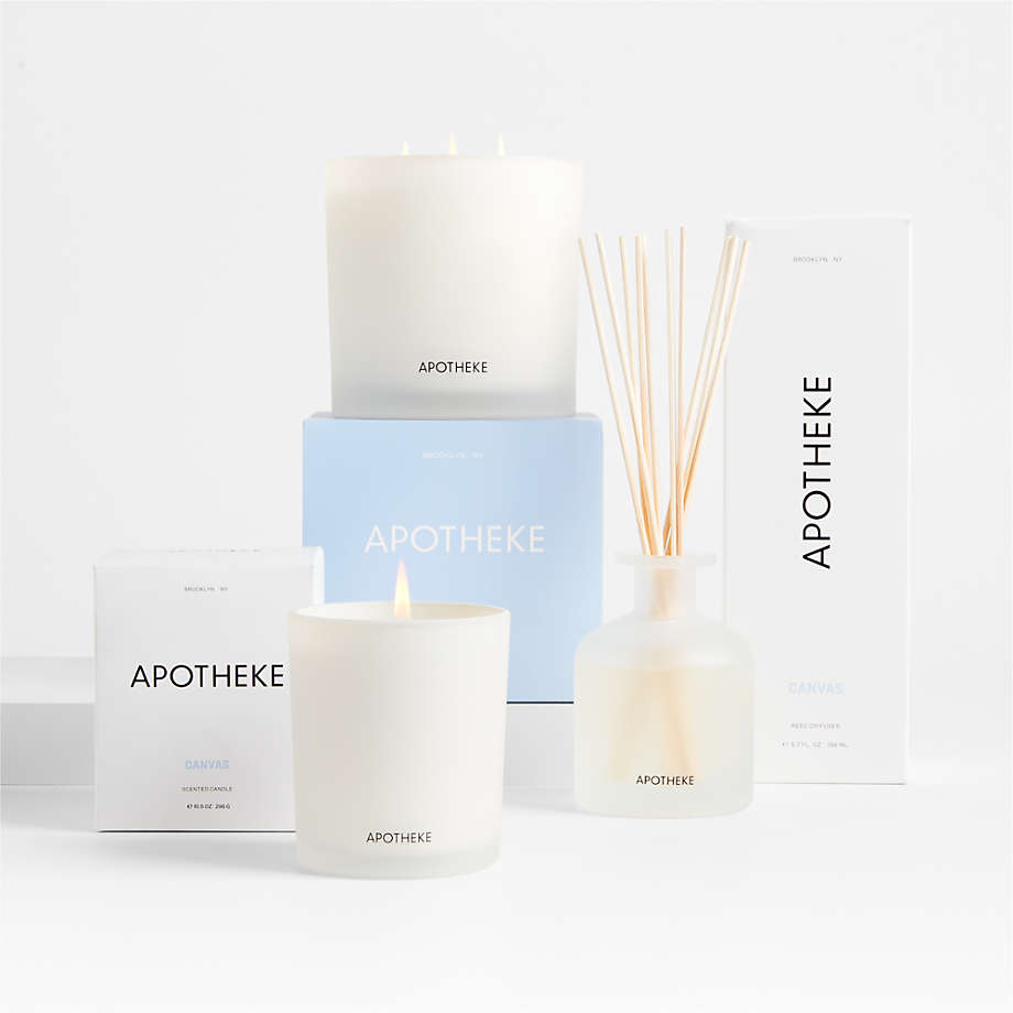 Apotheke Canvas-Scented Candle + Reviews | Crate & Barrel