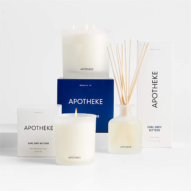 Apotheke Earl Grey Bitters-Scented Candles and Diffuser | Crate