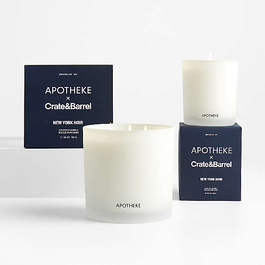Apotheke New York Noir Scented Candles and Reed Diffuser