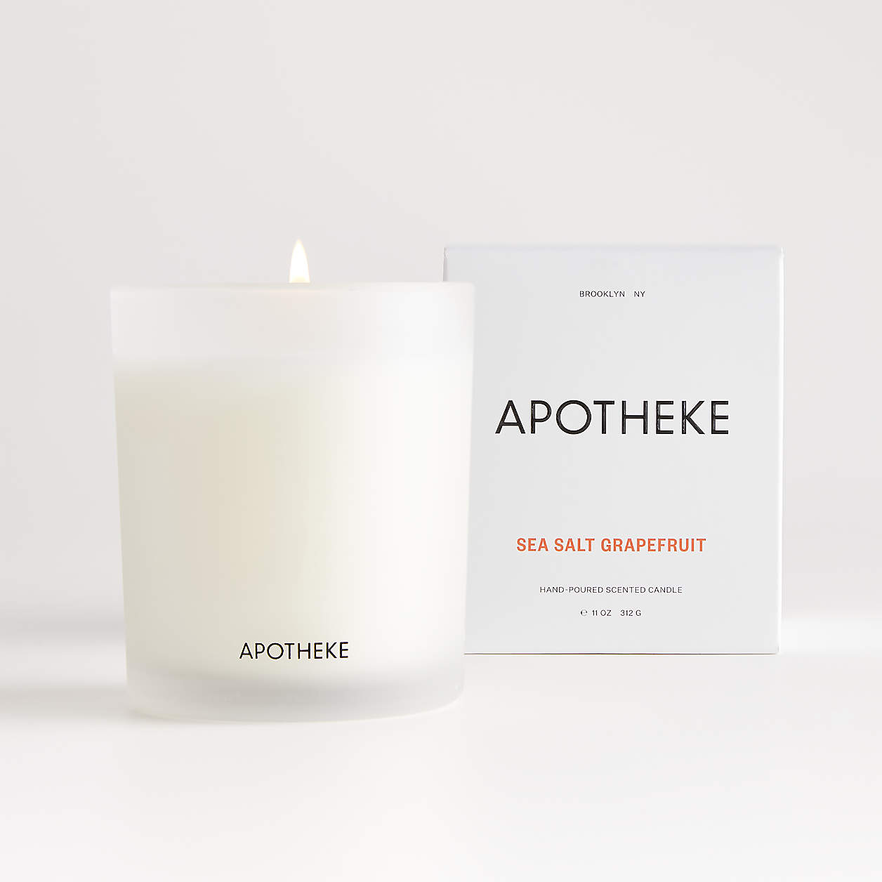 Apotheke Sea Salt Grapefruit Boxed Candle + Reviews Crate & Barrel