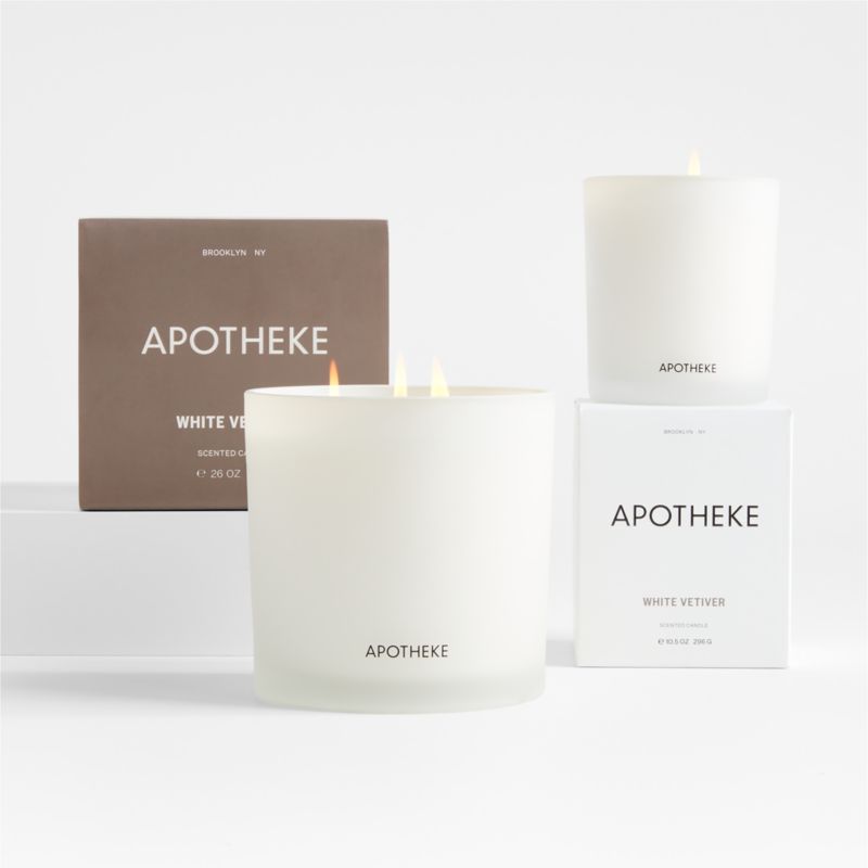 Apotheke White Vetiver Boxed Candle