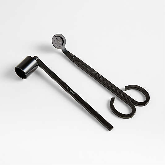 Apotheke Black Candle Snuffer and Wick Trimmer