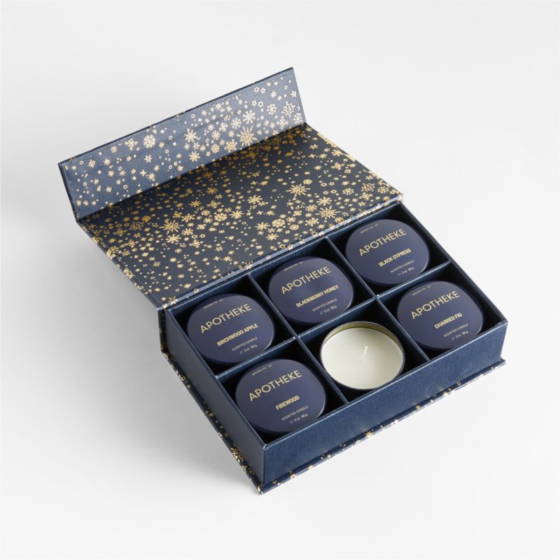 Apotheke Winter Discovery Scented Candle Set | Crate & Barrel