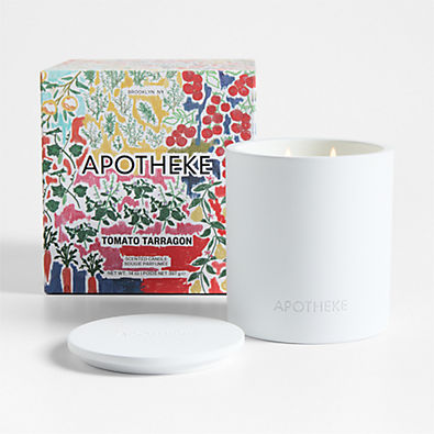 View Apotheke Tomato Tarragon 2-Wick Concrete Candle details