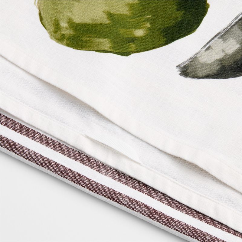 Apple and Stripe Organic Cotton Dish Towel Set - image 2 of 3
