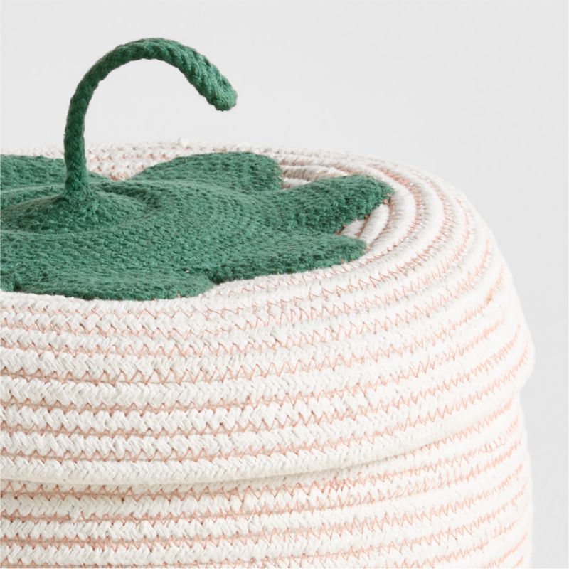 Apple and Strawberry Cotton Rope Fruit Bin Set - image 2 of 4