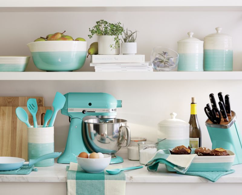 RC Willey - Make up to 9 dozen cookies in a single batch with this Aqua Sky  KitchenAid® Artisan® Series 5 Quart Tilt-Head Stand Mixer from RC Willey!🍪   KitchenAid