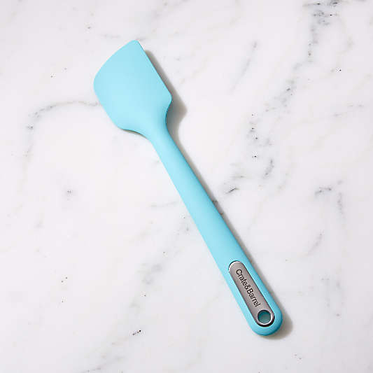 Aqua Silicone Large Spatula