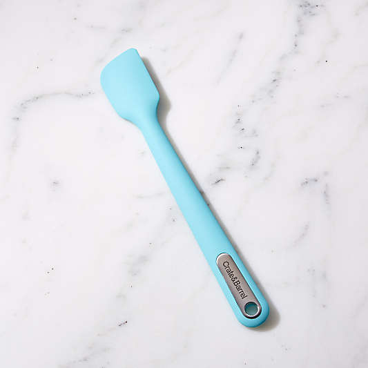 Aqua Silicone Small Spatula