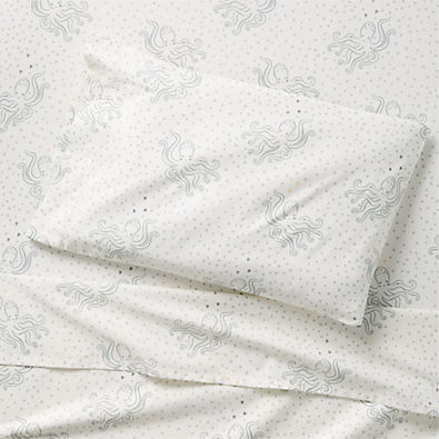 View Aquatic Life Organic Cotton Toddler Sheet Set details