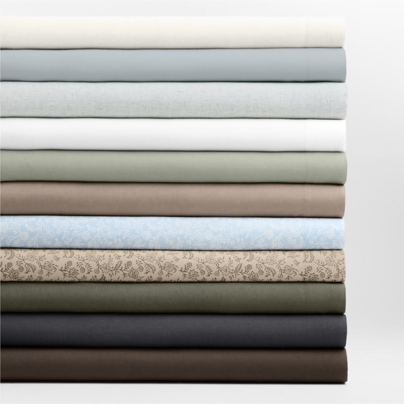 Aire Natural European Linen Deep Brown Full Bed Sheet Set - image 2 of 3
