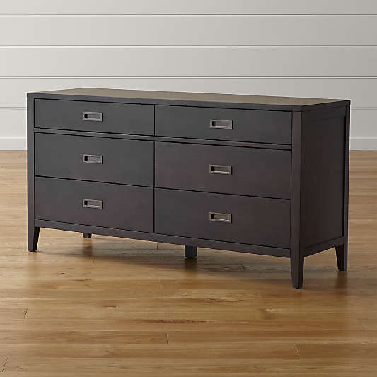 Arch Grey-Brown 6-Drawer Dresser