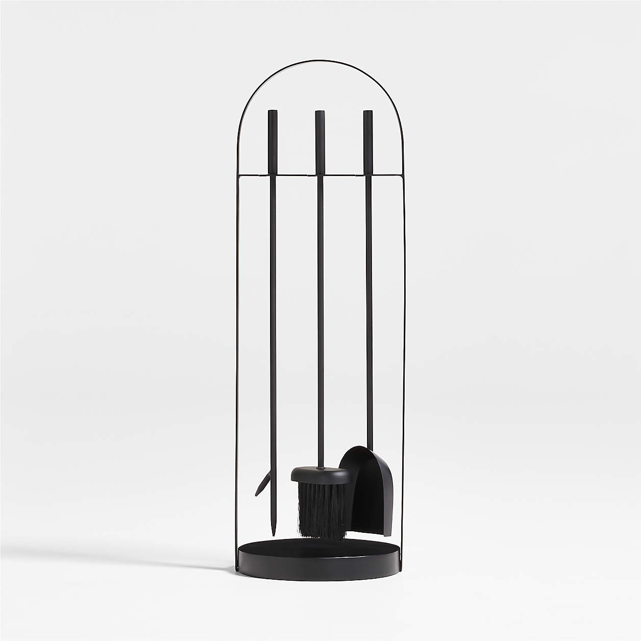 Black Arch Fireplace Tools Crate & Barrel