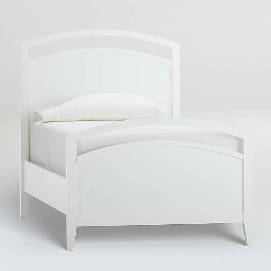 Arch White Twin Bed