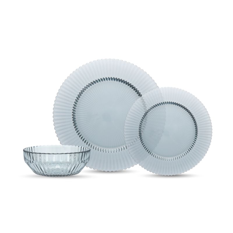 Archie Dusk Glass 12-Piece Dinnerware Set - image 3 of 4