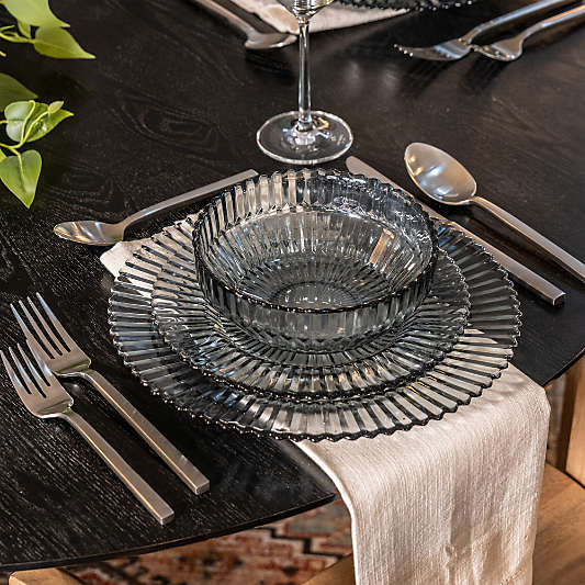 Archie Dusk Glass 12-Piece Dinnerware Set