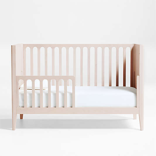 Archie Whitewashed Ash Wood Toddler Bed Rail