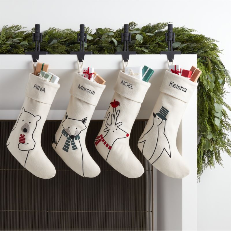 Arctic Friend Polar Bear Christmas Stocking by Joan Anderson - image 1 of 5