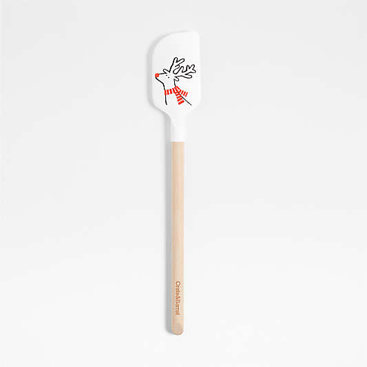 Arctic Friend Reindeer Silicone Spatula by Joan Anderson