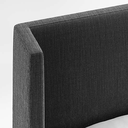 Arden 52" Charcoal Grey Upholstered Headboard