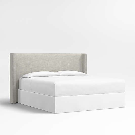 Arden 52" Mist Grey Upholstered King Headboard