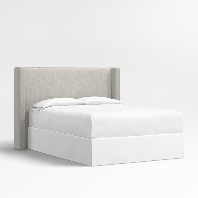 Arden 52" Mist Grey Upholstered King Headboard