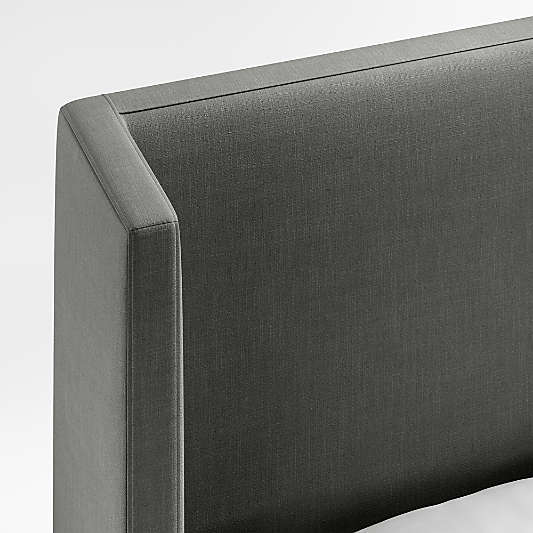 Arden 52" Graphite Grey Upholstered King Headboard