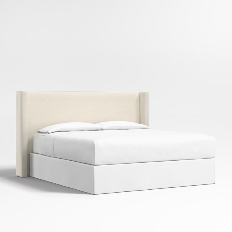 Arden 52" Ivory Upholstered King Headboard - image 0 of 4