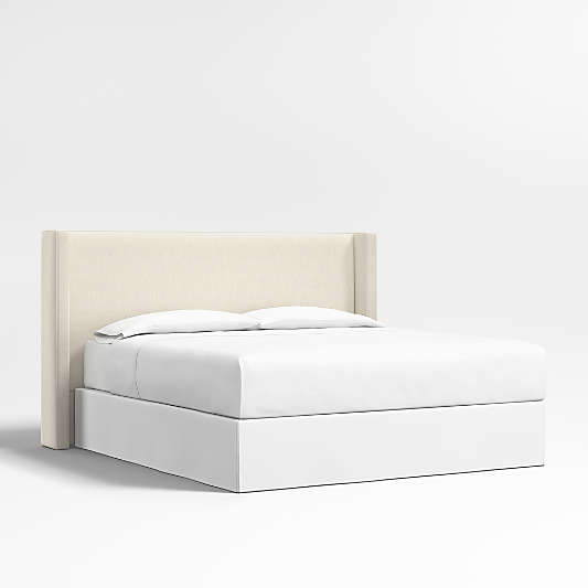 Arden 52" Ivory Upholstered King Headboard