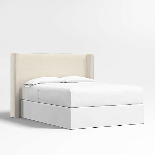 Arden 52" Ivory Upholstered Queen Headboard