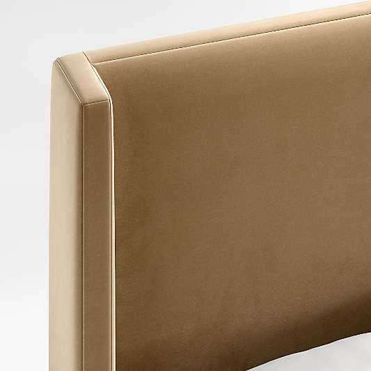 Arden 52" Camel Brown Upholstered Headboard