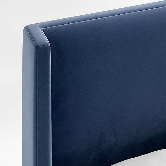 Arden 52" Navy King Upholstered Headboard