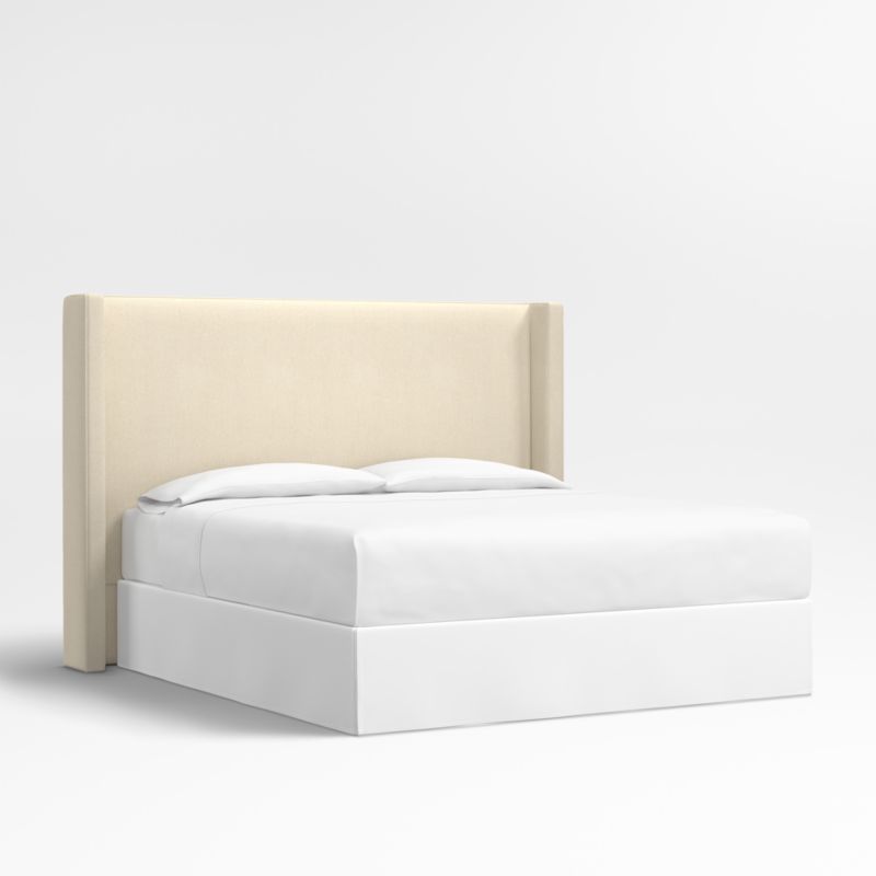 Arden 60" Ivory Upholstered King Headboard - image 0 of 5