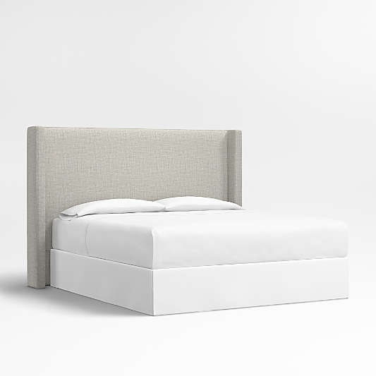 Arden 60" Mist Grey Upholstered King Headboard