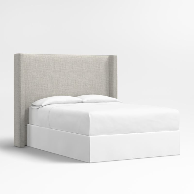 Arden 60" Mist Grey Upholstered King Headboard