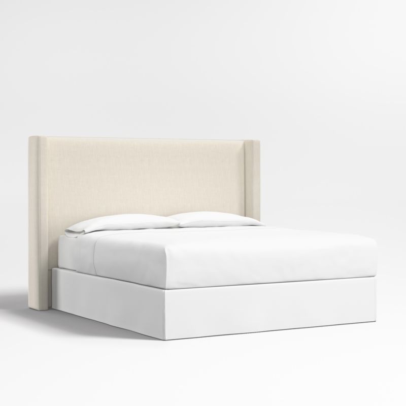 Arden 60" Ivory Upholstered King Headboard - image 0 of 5