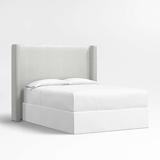 Arden 60" Oyster Grey Queen Upholstered Headboard