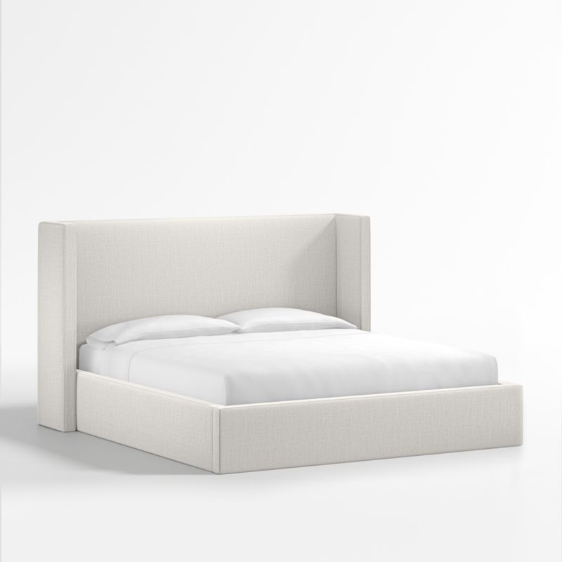 Arden Ivory Upholstered King Bed with 52" Headboard - image 3 of 8