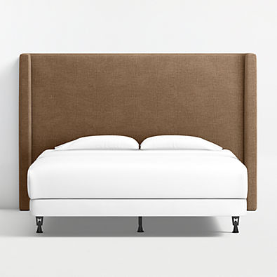 View Arden Shelter Upholstered King Headboard details