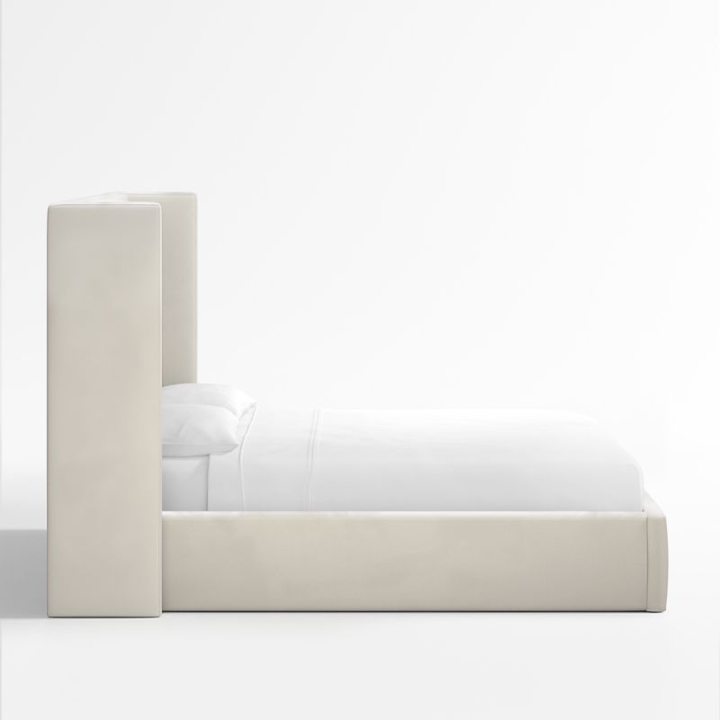 Arden Beige Upholstered King Bed with 60" Headboard - image 4 of 7