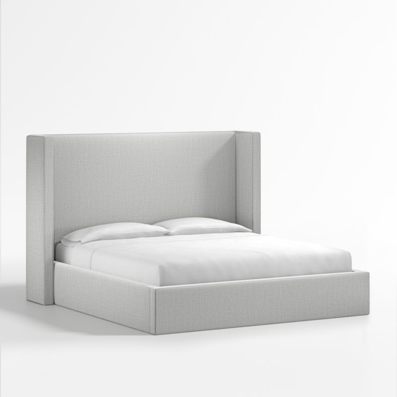 Arden Oyster Grey Upholstered King Bed with 60" Headboard - image 4 of 8