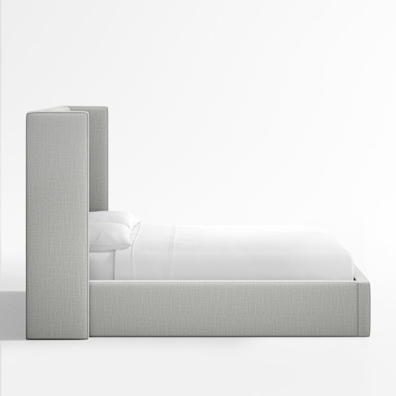 Arden Oyster Grey Upholstered King Bed with 60" Headboard - image 5 of 8