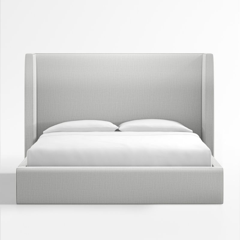 Arden Oyster Grey Upholstered King Bed with 60" Headboard - image 0 of 8