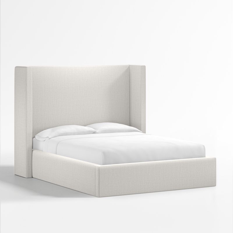 Arden Ivory Upholstered Queen Bed with 60" Headboard - image 3 of 7