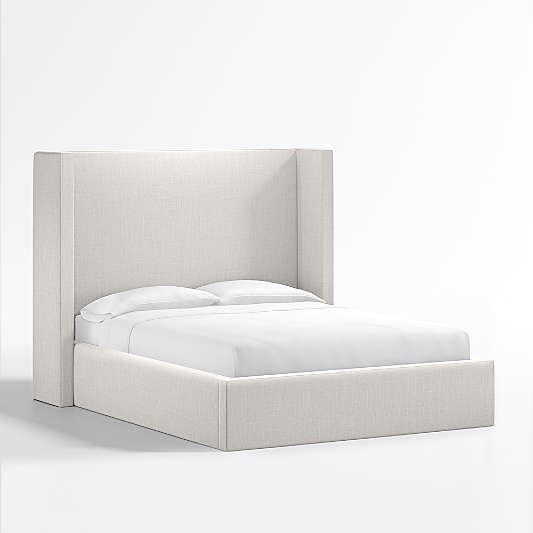 Arden Ivory Upholstered Queen Bed with 60" Headboard