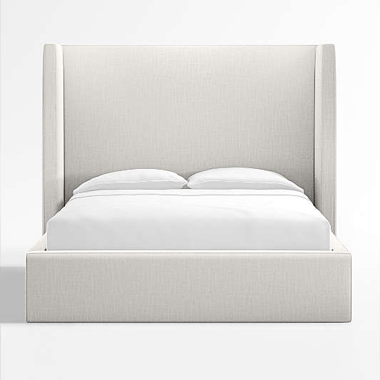 Arden Ivory Upholstered Bed with 60" Headboard