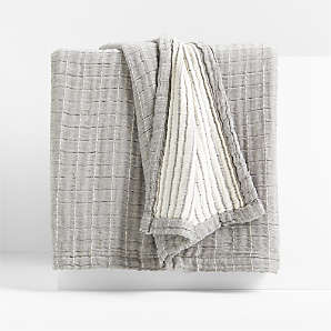 Cotton Blend Blankets Crate Barrel Canada