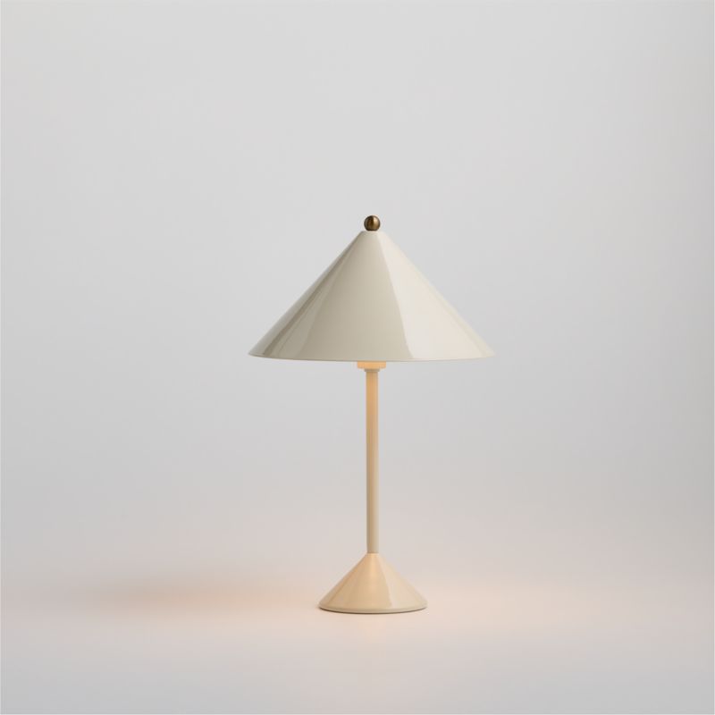 Arden Enamel Cream Kids Table Lamp - image 4 of 6