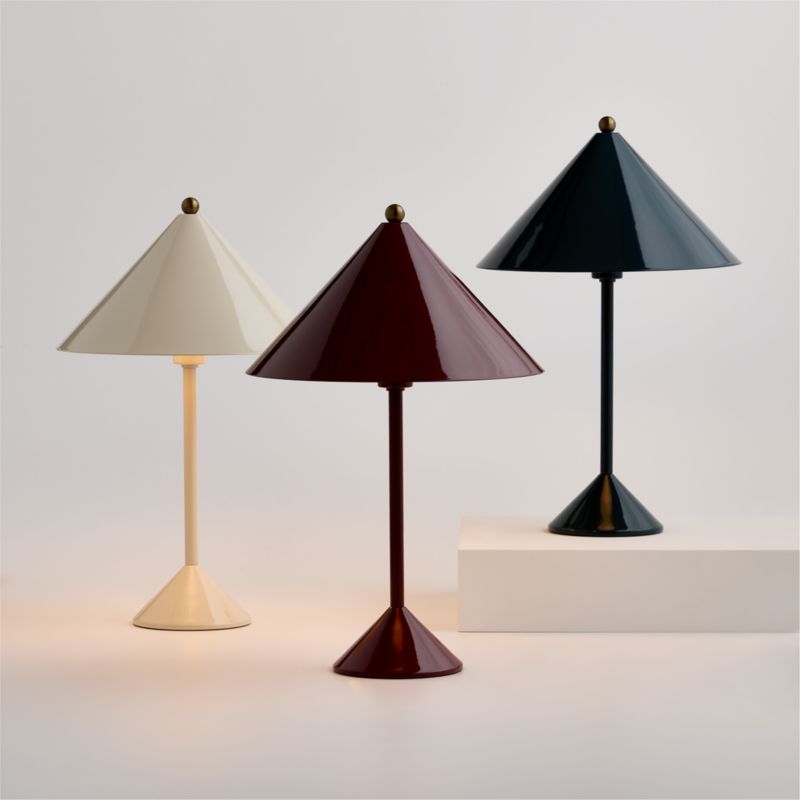 Arden Enamel Cream Kids Table Lamp - image 1 of 6