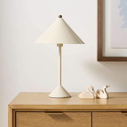 Arden Enamel Cream Kids Table Lamp